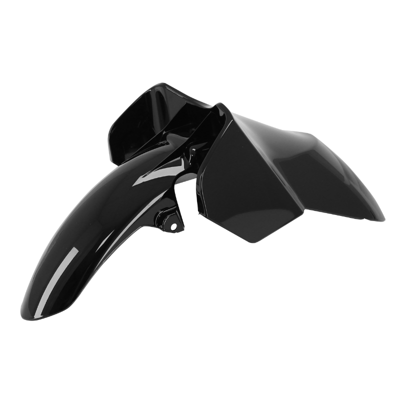 Garde boue av maxiscooter adaptable honda 125 PCX 2014+2016 noir brillant (OEM:61100k35v00zq) -P2R - vue 2