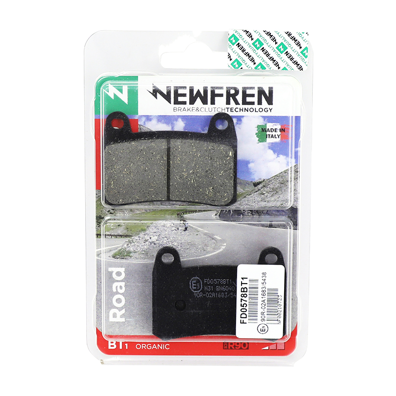 Plaquette de frein Newfren FD0578BT touring organique Benelli 250 BN / 250 Leoncino / 250 TRK / 302 BN - vue 3
