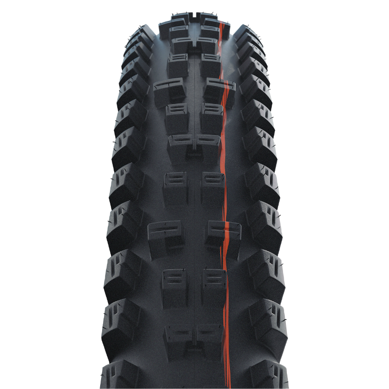 Pneu VTT Schwalbe Tacky Chan Addix Super Gravity Soft 27.5 x 2.40 tubeless ready TS noir - vue 2