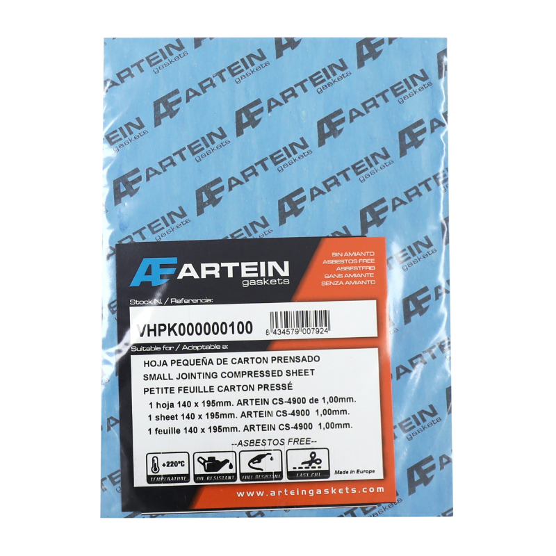 Joint feuille carton presse Artein CS-4900 haut de gamme 140X195 MM (s) epaisseur 1 MM (montage a sec) (resiste jusqu'a 280°c) - vue 3