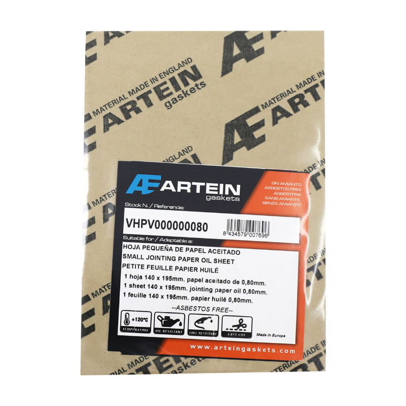 Joint feuille carton pressé Artein CS-6900 Soft 140x195 mm épaisseur 0,80 mm - vue 3