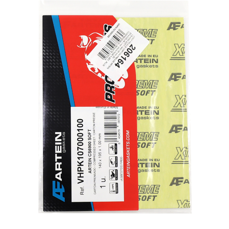 Joint feuille carton pressé Artein CS-6900 Soft 140x195 mm épaisseur 1 mm Pro Series - vue 3