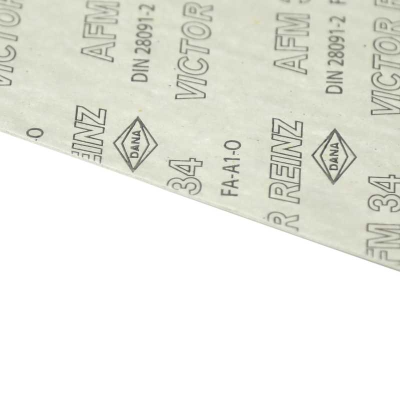 Joint feuille carton pressé Artein AFM-34 Victor Reinz 140x195 mm épaisseur 1 mm - vue 2