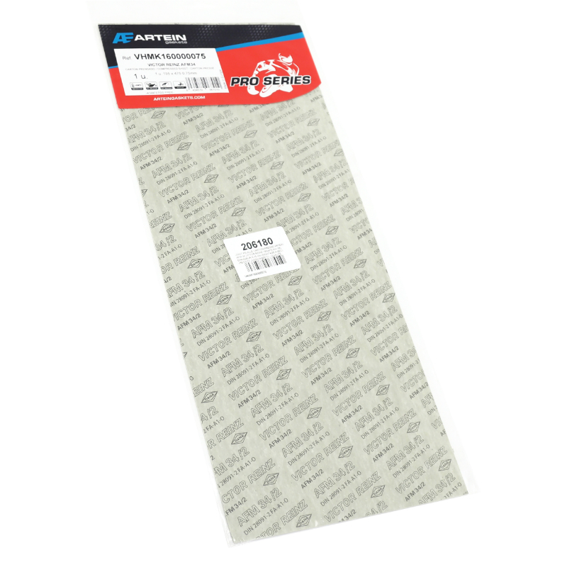 Joint feuille carton pressé Artein AFM-34 Victor Reinz 195x475 mm épaisseur 0,75 mm - vue 3