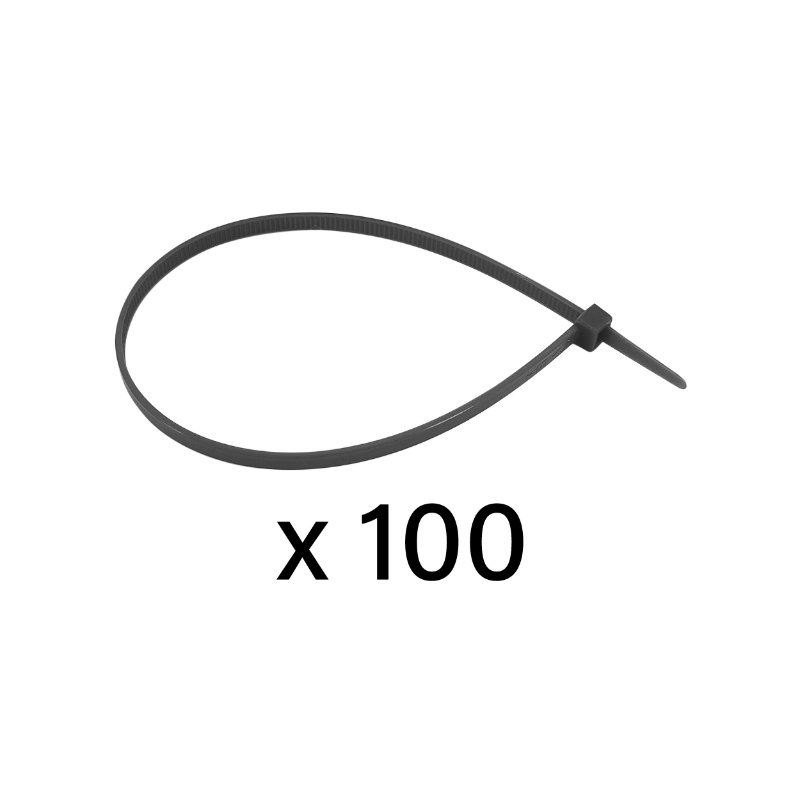 Collier de serrage nylon rilsan Artein 2,6x200 mm noir (lot de 100) - vue 2