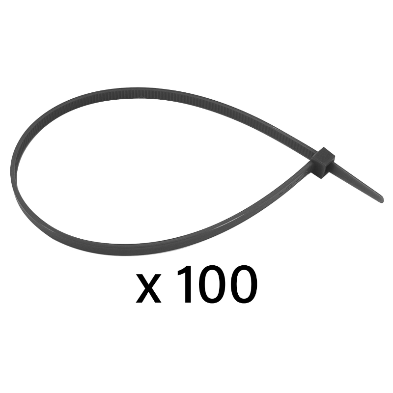 Collier de serrage nylon rilsan Artein 4,5 x 290 mm noir (lot de 100) - vue 2