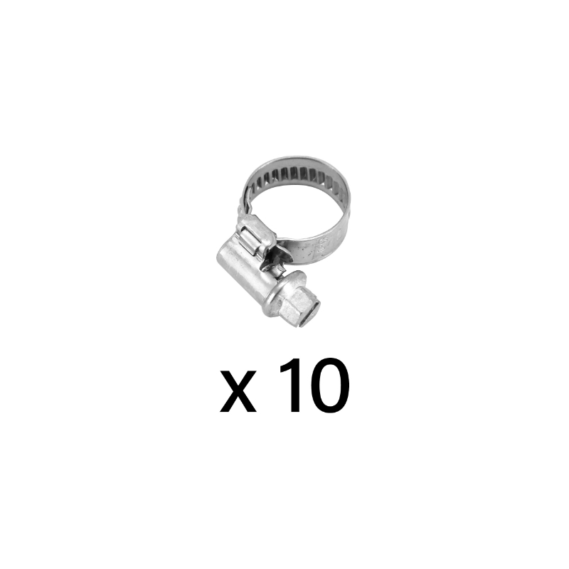 Collier de serrage à crémaillère Artein W4 inox 8-16 mm largeur 9 mm (lot de 10) - vue 2