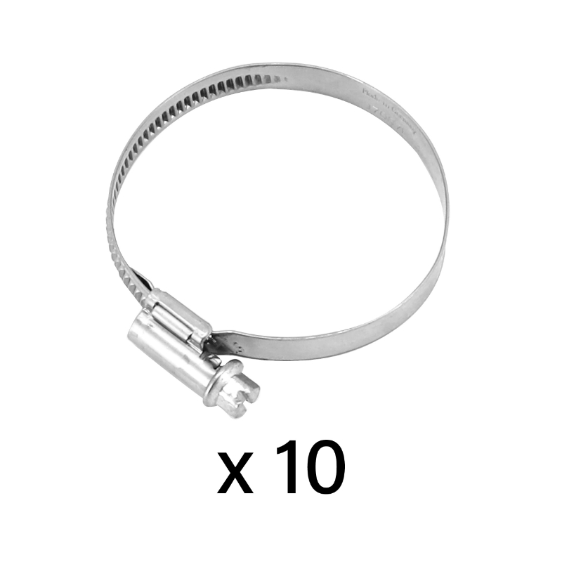 Collier de serrage à crémaillère Artein W4 inox 40 à 60 mm largeur 9 mm (lot de 5) - vue 2