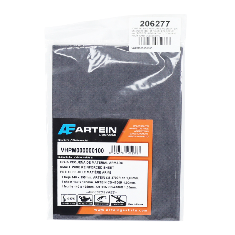 Joint feuille renforcé acier ARTEIN CS-4700 140x195 mm épaisseur 1 mm - vue 3