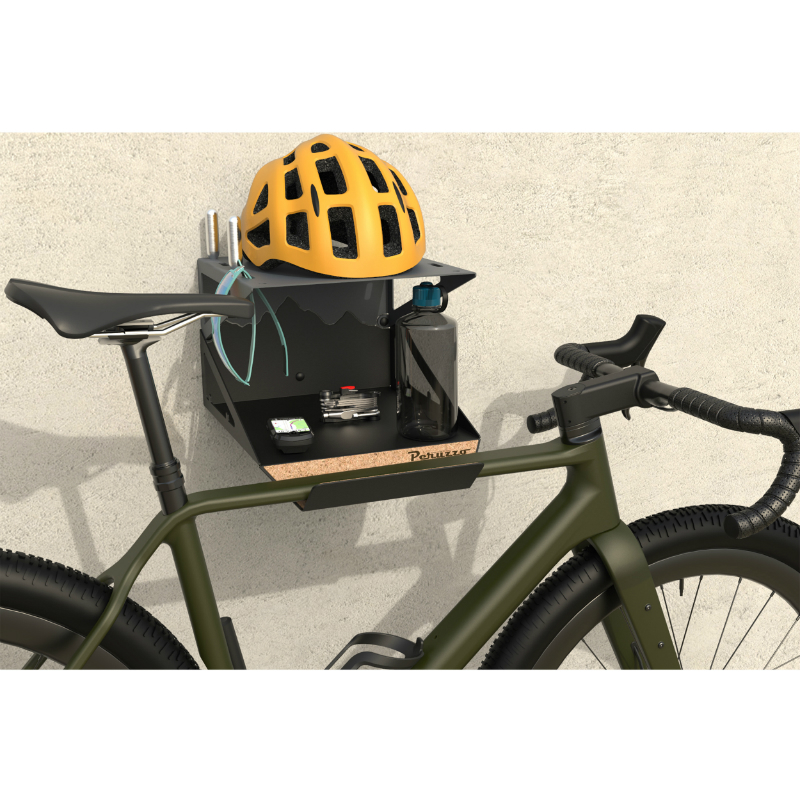 Support mural Peruzzo Bike Kit Box noir - vue 2