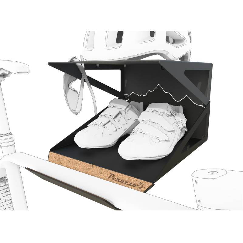 Support mural Peruzzo Bike Kit Box noir - vue 3