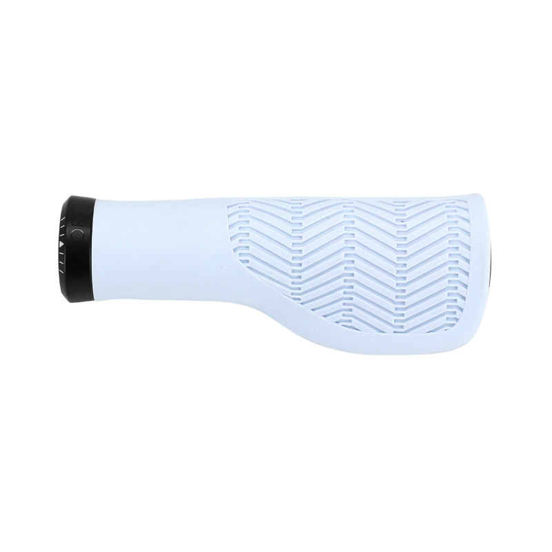 Poignées Herrmans Nucore Town ergonomiques lock-on bleu clair 130 mm diamètre 22 mm - vue 2