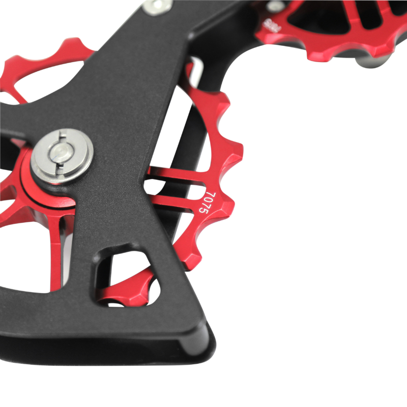 Chape de dérailleur arrière oversize Microshift compatible Shimano Ultegra 11V RD8050-RD8000 avec galets 12 et 16 DTS - vue 3