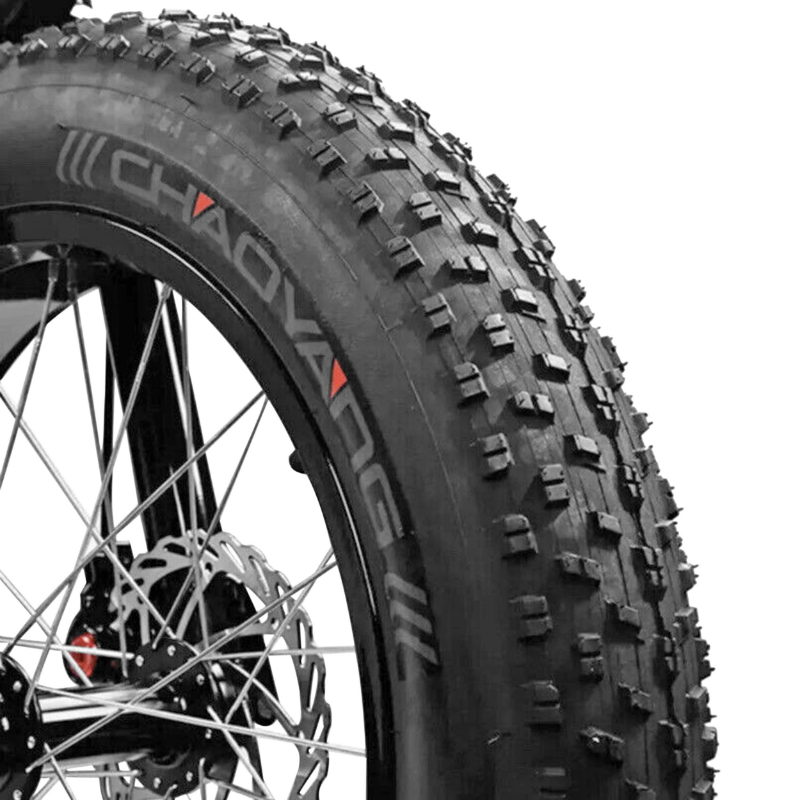 Pneu VTT 16 x 4.00 Chaoyang Big Daddy Fat Bike noir TR (100-305) - vue 3