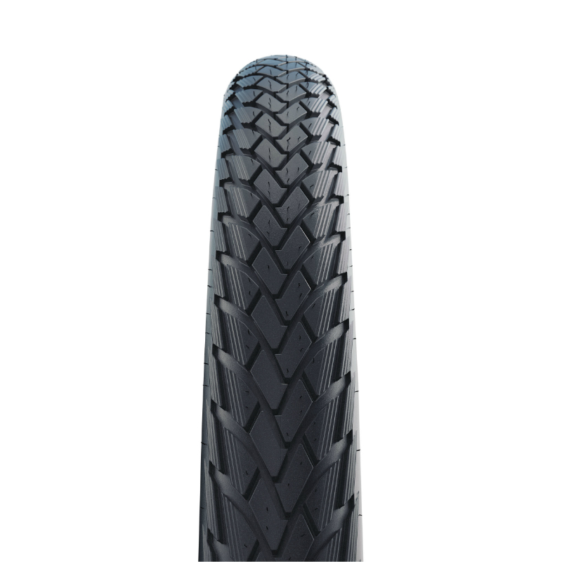 Pneu VTC urbain 700 x 38B Schwalbe Marathon Green noir TR avec renfort Greenguard et flanc réfléchissant - vue 2