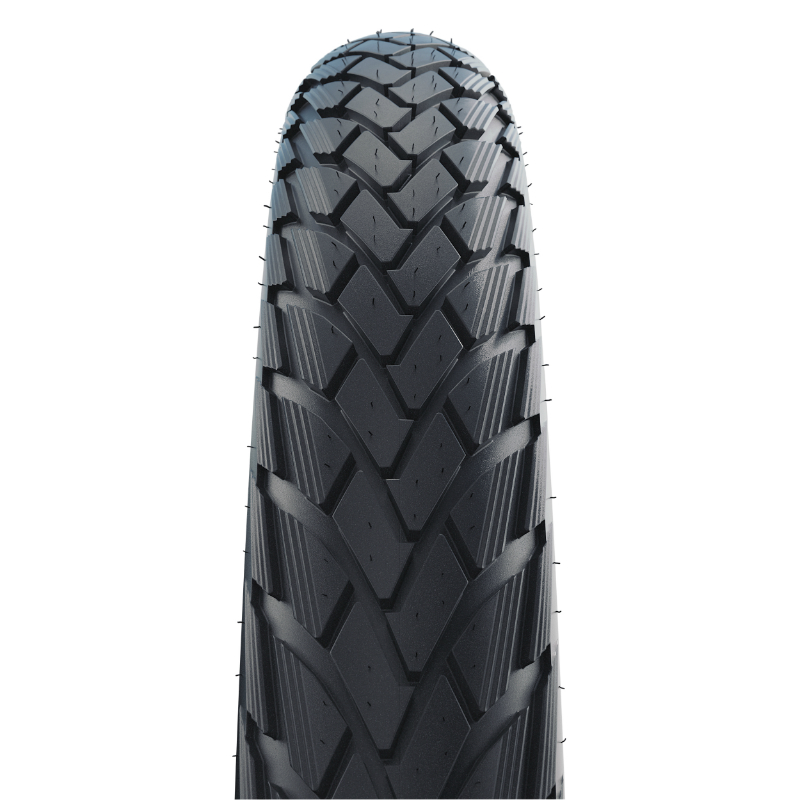 Pneu VTT urbain Schwalbe Marathon Green 29 x 2.15 noir TR (55-622) renfort flanc Reflex compatible VAE - vue 2