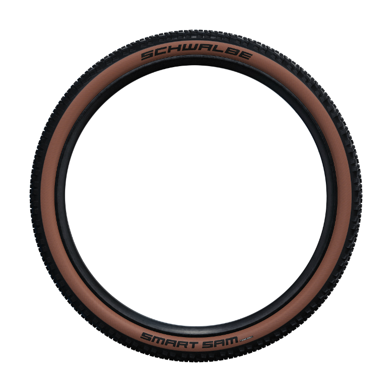 Pneu VTT Schwalbe Smart Sam Addix Performance 27,5 x 2,25 noir flanc bronze TR - vue 3