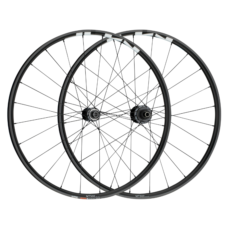 Roues VTT disque 29" Shimano MT501 Boost Centerlock avant + arrière 12V Microspline noir axe traversant 12-148 et 15-110 jante 24C - vue 2
