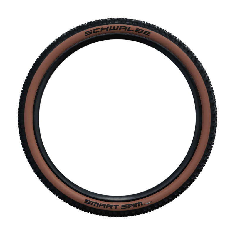 Pneu VTT Schwalbe Smart Sam Addix Performance 27,5 x 2,35 noir flanc bronze TR - vue 3