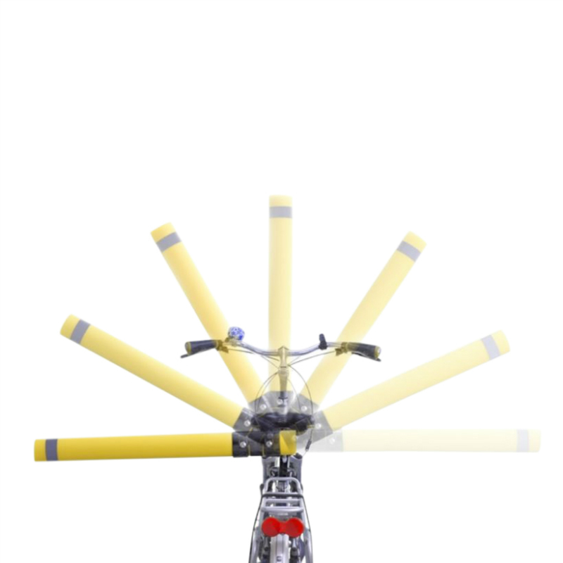 Écarteur de danger la Paulette 70 cm jaune avec bande réfléchissante MOTTEZ - vue 2