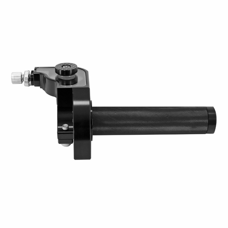 Poignée de gaz VOCA Racing 50 à boîte tirage rapide 90° 50 mm alu CNC noir - vue 2
