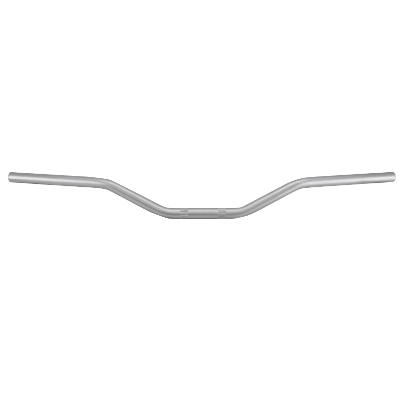 Guidon moto-cross Buzzetti aluminium diamètre 22 mm longueur 810 mm hauteur 100 mm argent sans barre de renfort - vue 2