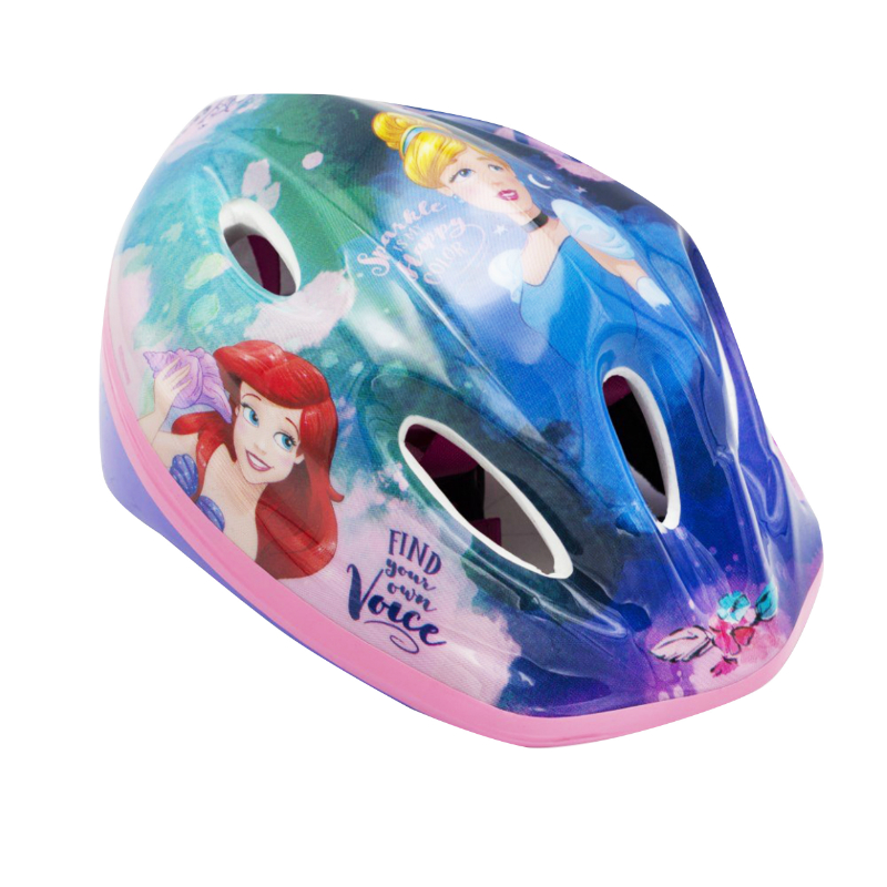 Casque vélo enfant Disney Princesse rose taille 52-56 - vue 3