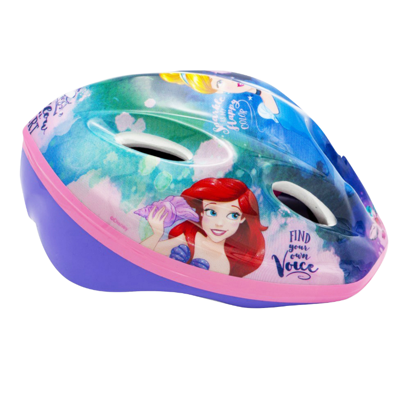 Casque vélo enfant Disney Princesse rose taille 52-56 - vue 4