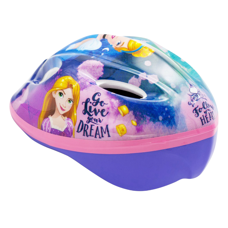 Casque vélo enfant Disney Princesse rose taille 52-56 - vue 7
