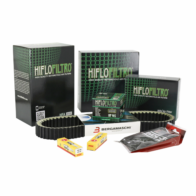 Kit d'entretien maxiscooter Yamaha 500 TMAX 2008-2011 8 pièces Sélection P2R Premium - vue 2