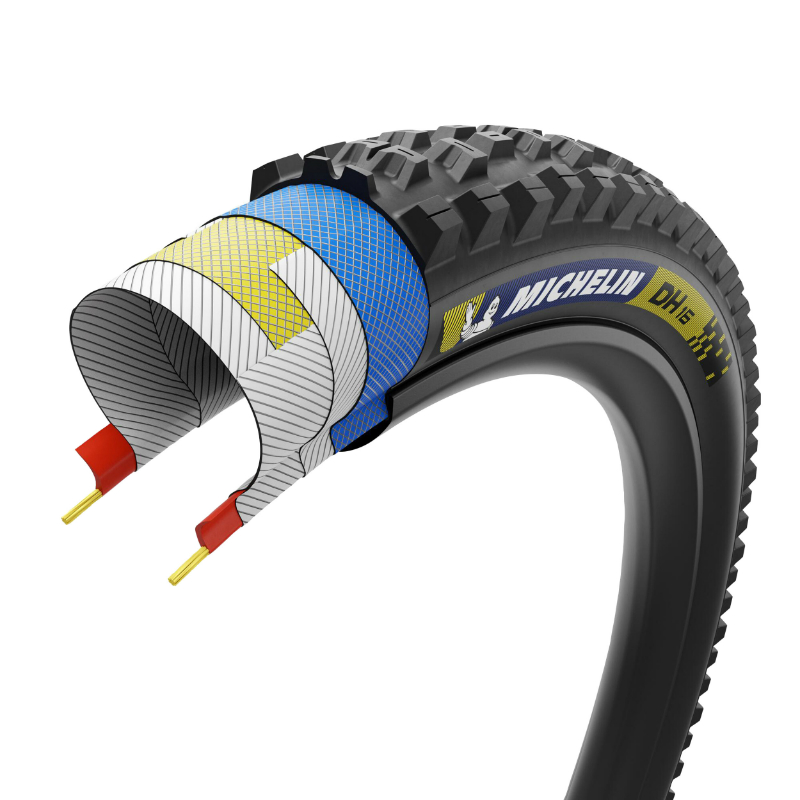 Pneu VTT Michelin DH16 Gravity 27,5 x 2,40 Racing Line Tubeless Ready TS - vue 6