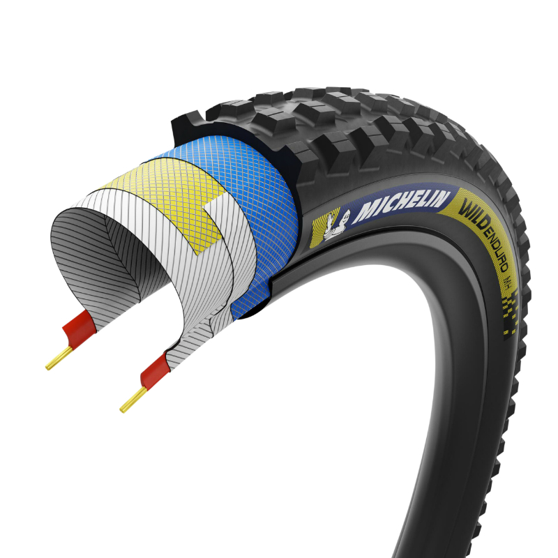 Pneu VTT Michelin Wild Enduro MH Racing Line 27.5 x 2.50 Tubeless Ready TS - vue 5