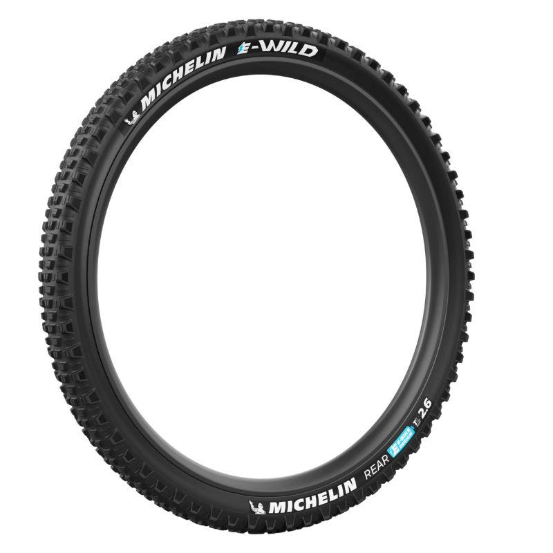 Pneu VTT Michelin e-Wild Rear 27.5 x 2.60 Tubeless Ready Gravity VAE Racing Line noir (65-584) - vue 5