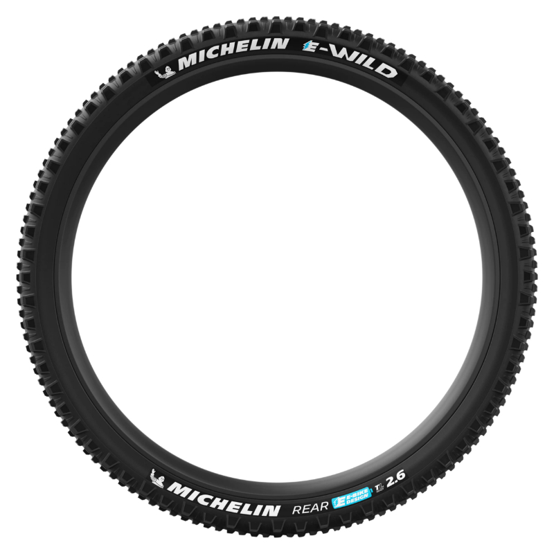 Pneu VTT Michelin e-Wild Rear 27.5 x 2.60 Tubeless Ready Gravity VAE Racing Line noir (65-584) - vue 6