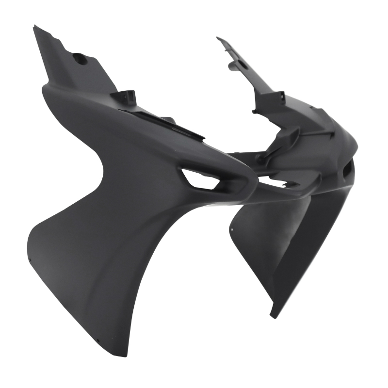 Carrosserie carenage adaptable MBK Nitro 50 2013+ Yamaha Aerox 50 2013+ noir mat kit 7 pièces P2R - vue 5