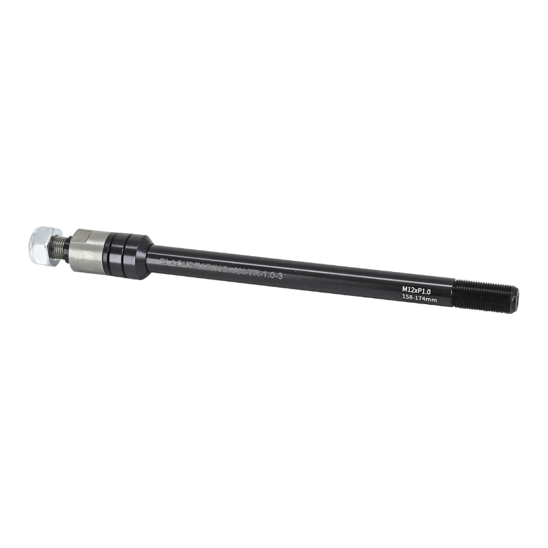 Axe traversant remorque roue arrière Black Bearing filetage M12X1.0MM pour 12X142-148 (158-170MM) avec entretoise - vue 2