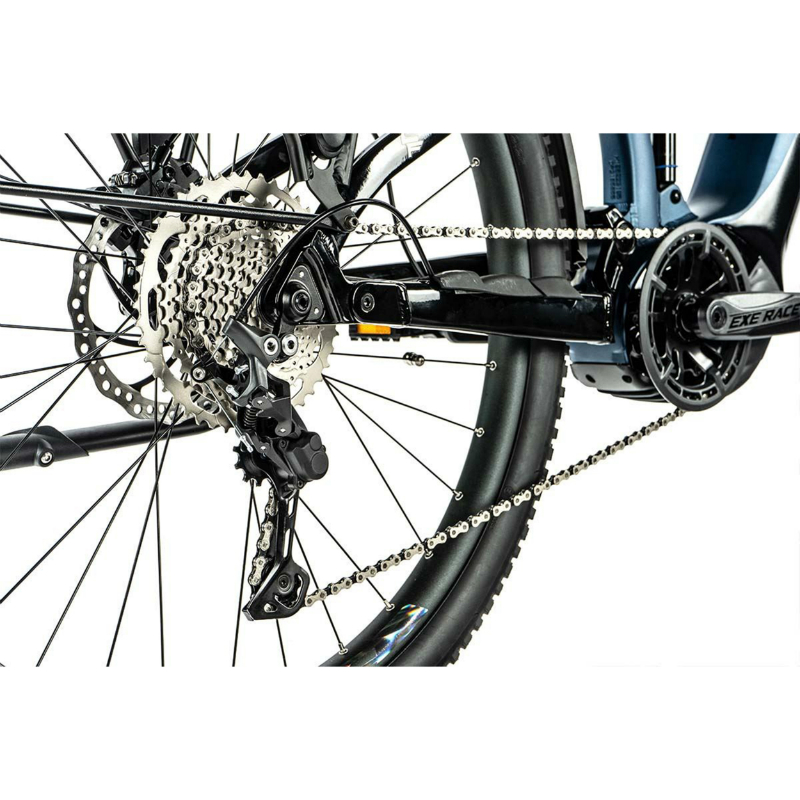 Velo electrique-vae VTT 29 Leader Fox axen tout suspendu homme bleu mat 10V moteur central panasonic GX ultimate 36V 90NM batterie 20AH (cadre 21,5'' - H55CM - XL - pour adulte de 185CM à plus) - vue 3