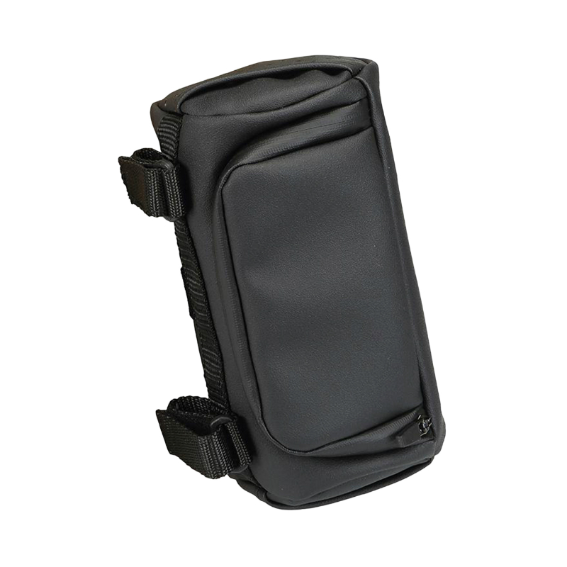 Sacoche de cintre Sélection P2R Gorla cylindre noir cuir synthétique déperlant 3L (L22 x diam 12cm) - vue 2