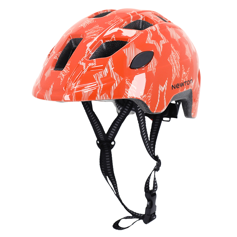Casque vélo enfant Newton Stars orange in mold taille 48-52 - vue 3