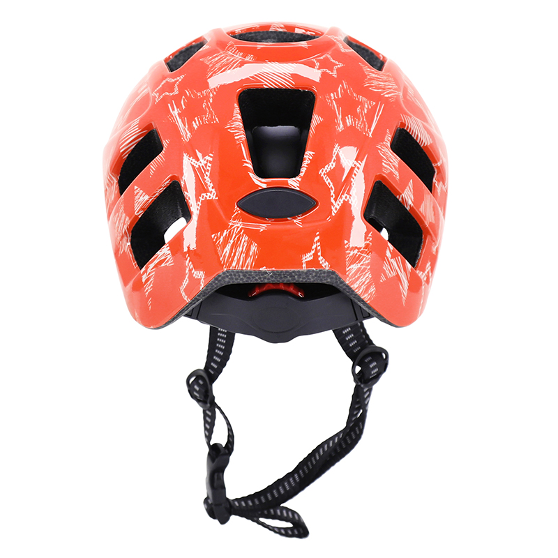 Casque vélo enfant Newton Stars orange in mold taille 48-52 - vue 6
