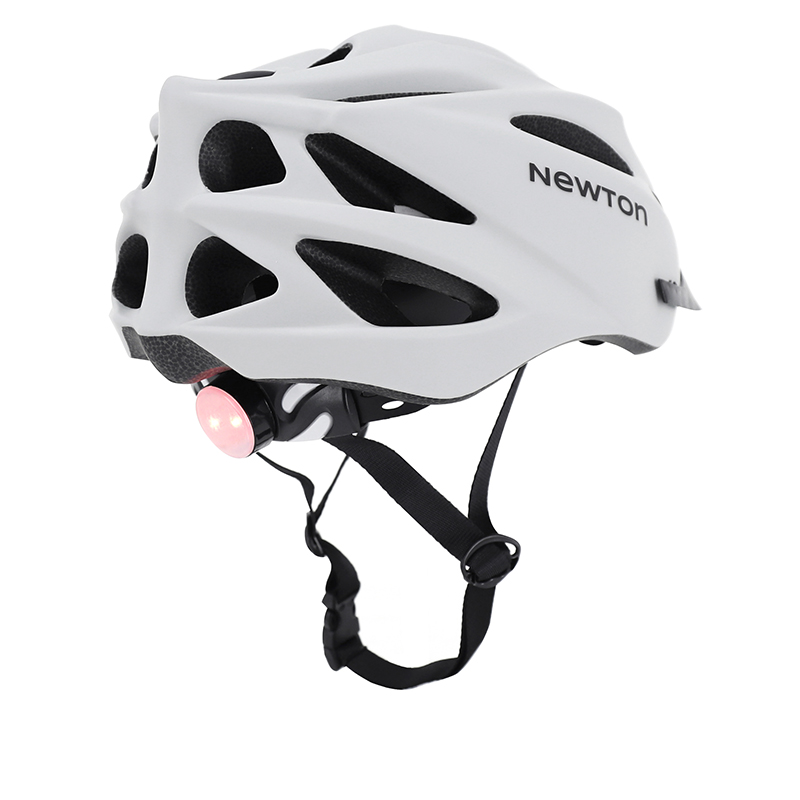 Casque vélo adulte Newton route-VTT sport gris clair mat in-mold Fidlock 55-58 cm avec visière - vue 7