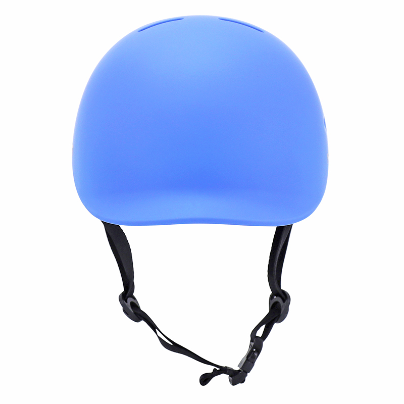 Casque vélo adulte Newton urbain City bleu mat in-mold avec visière et éclairage intégré taille 55-58 - vue 2