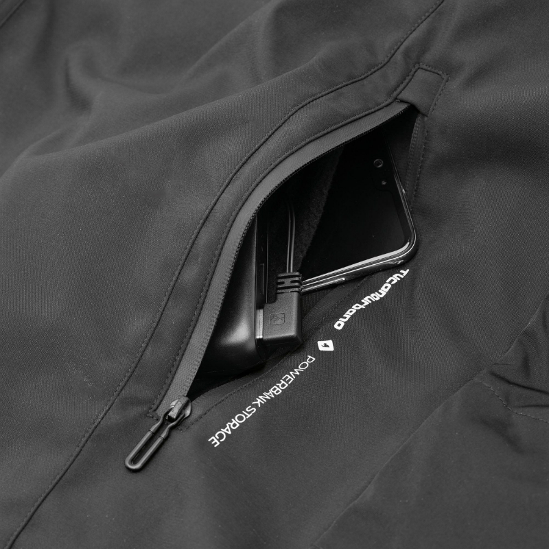Gilet chauffant Tucano Urbano Topwarm noir coupe-vent et respirant T46 - vue 6