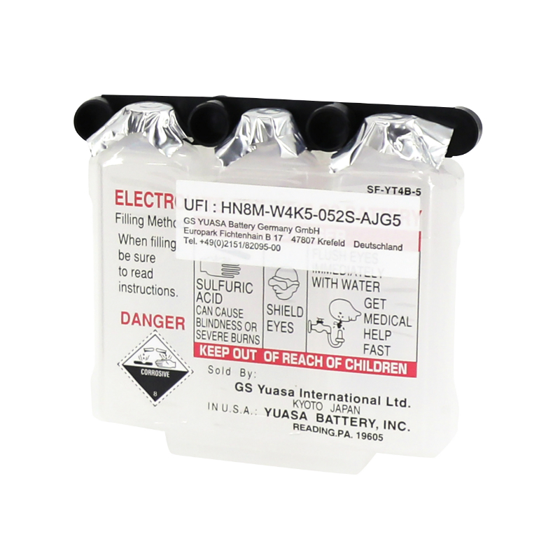 Batterie 12V 2,4 ah YT4B-BS Yuasa MF sans entretien livree avec pack acide (lg114xl39xh87mm) - vue 3