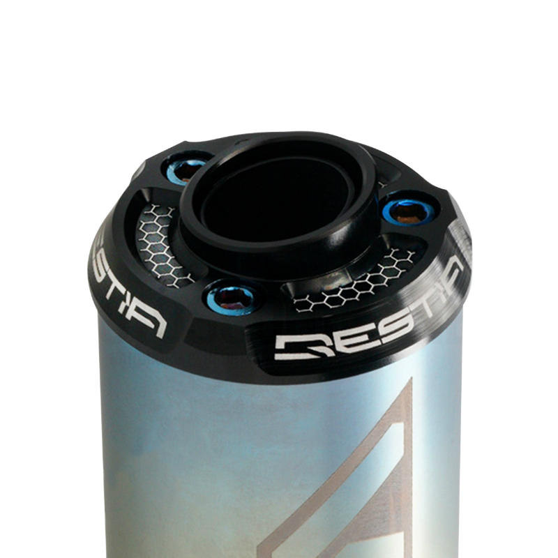 Silencieux VOCA Racing 50 à boîte Bestia RD30400 titane mat chromé Rookie SCR MK Barikit - vue 2