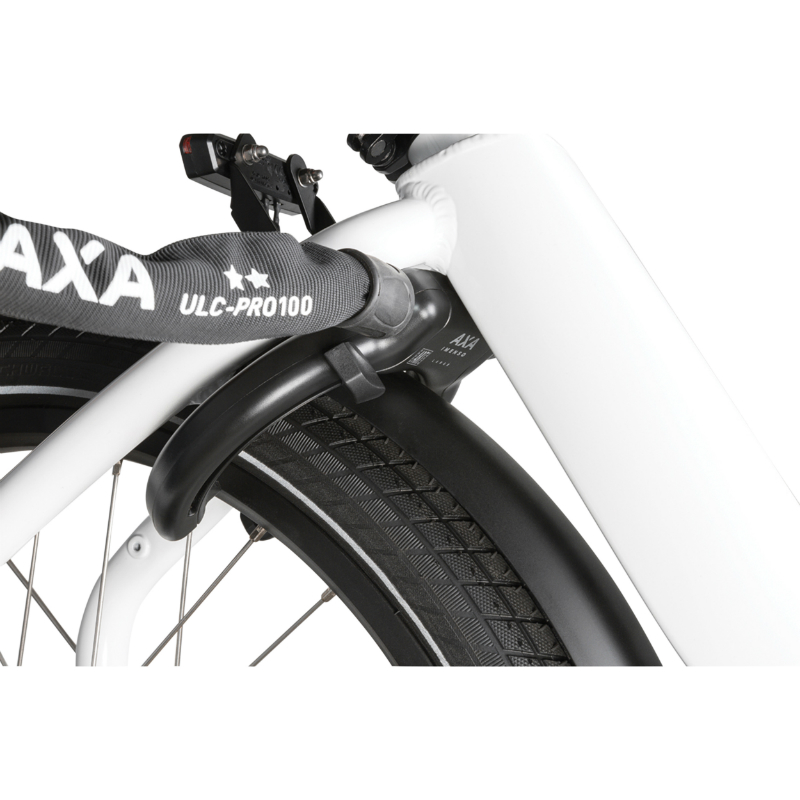 Antivol vélo fer à cheval AXA Imenso grande ouverture 75 mm noir - clé rétractable - sécurité niveau 12-15 - vue 6
