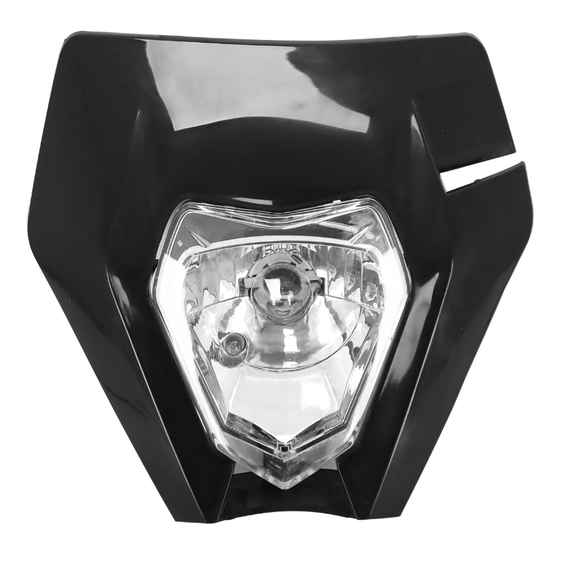 Plaque phare-tête de fourche moto universel type KTM noir P2R - vue 2