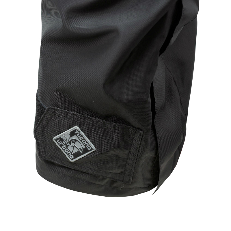 Pantalon de pluie Tucano Diluvio zip avec ouverture latérale noir 2XL - vue 3
