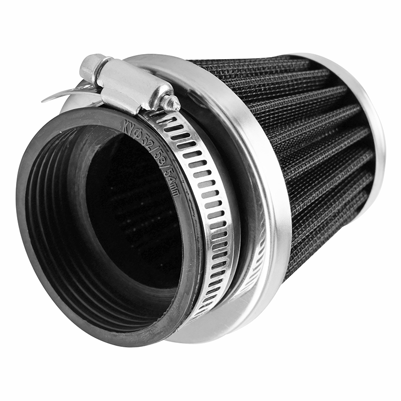 Filtre à air P2R type KN chrome fixation droite diamètre 52 mm - vue 2