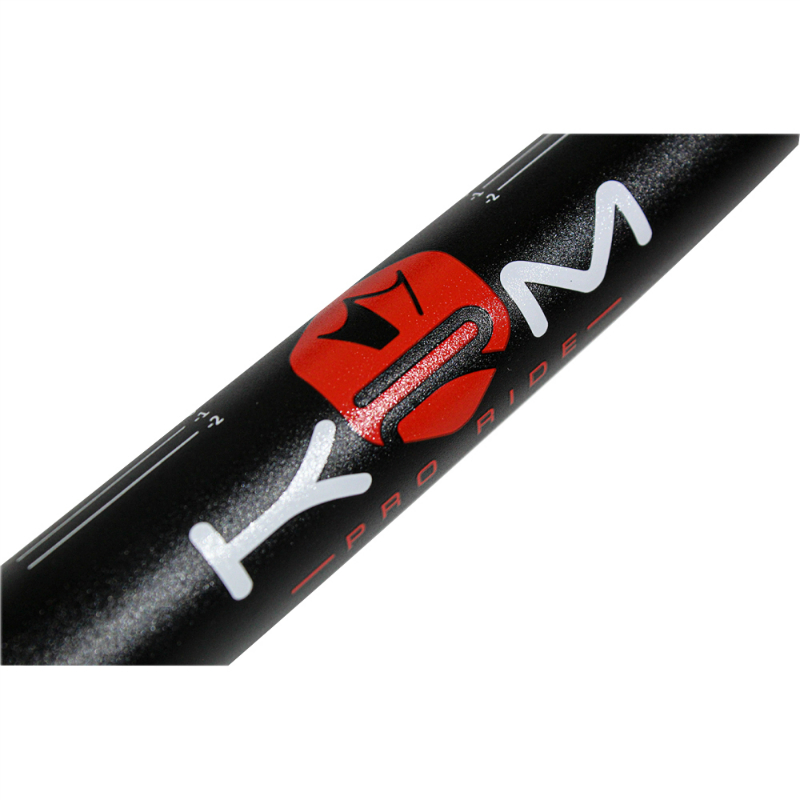 Guidon KRM Pro Ride 50 à boîte Oversize diamètre 28,6 mm aluminium noir-rouge avec mousse - vue 3